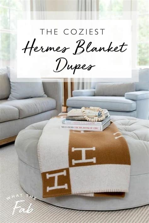 best Hermes blanket dupe